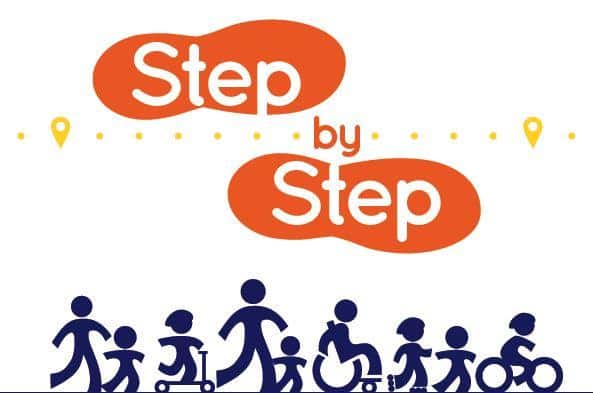Safe Routes to School step-by-step guide logo
